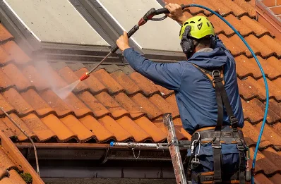Démoussage et hydrofuge de toiture à Moussey